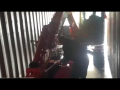 φορτώνοντας και στερεώνοντας τον εξορυκτήρα